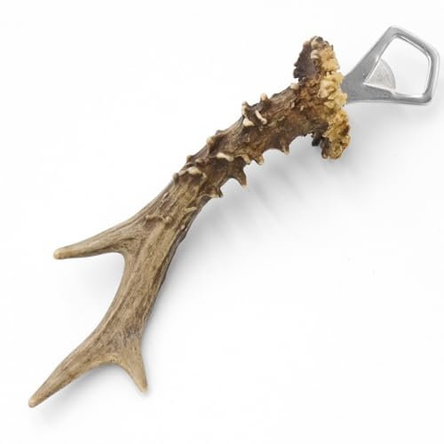 GTK Geweihe & Trophäen Krumholz Flaschenöffner Öffner REH Geweih Stange Horn Abwurfstange Länge 24 cm 27.1.422