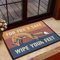 MIAOMANSENSTORE Door mat indoor For Fox’s Sake Wipe Your Feet Doormat, Funny Fox Saying Home Doormat Home Decor, TTha-6417