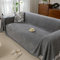 Bishilin Sofa Überzug 1 Sitzer 180x180CM, Sofabezug Ecksofa Nordisch Dunkelgrau Couchbezug Eckcouch Katzenschutz Universal