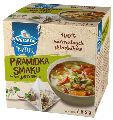 Vegeta Natur Geschmackspyramide für Gemüsesuppe 30 g (6 x 5 g)