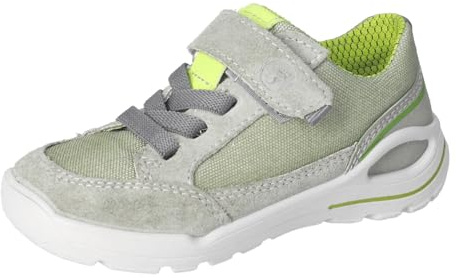 RICOSTA Jungen Kletthalbschuhe EDDO, Kinder Halbschuhe, Weite: Mittel, lose Einlage, Klettschuhe, Sneaker, Klettverschluss, eukalyptus (530), 28 EU