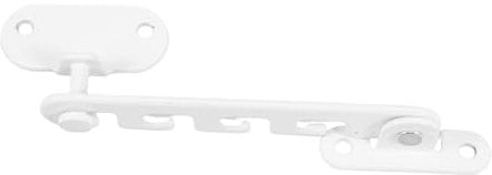 Gatuida Fensterbegrenzer Kindersicherung Aus Carbonstahl Windfester Fensterstopper Mit Einfachem Haken Universell Für Schiebetüren Und Stahlfenster Schutz Für Kinder Und Haushalt