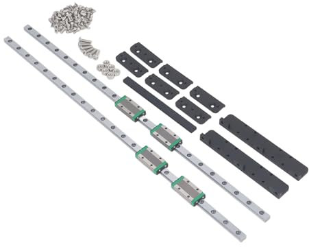 Y-Achsen-Linearschiene, 3D-Drucker-Schienenführungs-Upgrade-Kit aus Cr-Stahl mit Hohem Kohlenstoffgehalt für 3 Plus, 4 Plus mit Sanfter Bewegung, Geringem Geräuschpegel,