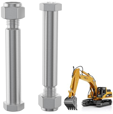 Lot de 2 goupilles de godet de mini pelleteuse 25 mm remplaçables Agt Mini pelle / Mini pelle chinoise