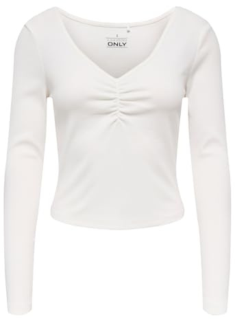 ONLY Onlbetty Life L/S Scallop V-Neck Cc JRS