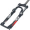 DECAKE Forcella Anteriore per Mountain Bike, 24 Pollici, Escursione 100 mm, Forcella Ammortizzata ad Aria MTB, Blocco Manuale, Forcella Ammortizzata per Bici, Tubo Dritto 1-1/8 QR 9 mm