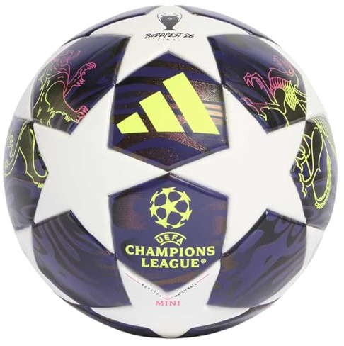 adidas Unisex UCL Mini F Purple / White / Yellow / 1