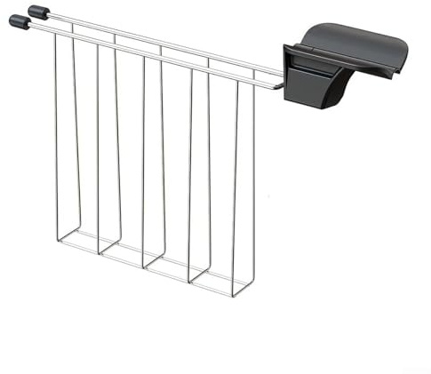 Innovativo accessorio per tostapane, gabbia per panini tostati, colore nero