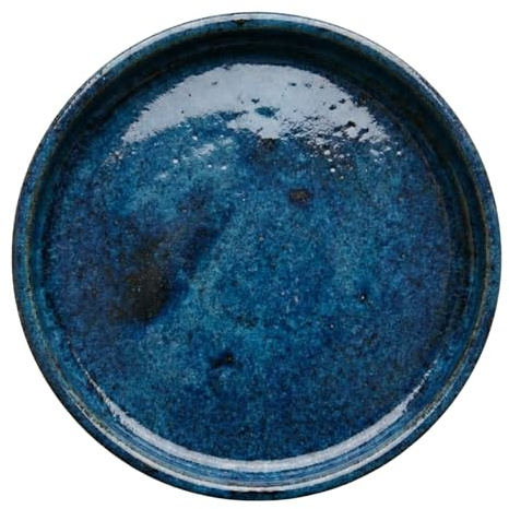 Provencelia Keramik-Untersetzer Azurblau Durchmesser: 24 cm, Höhe: 3,4 cm- Handgefertigt frostsicher