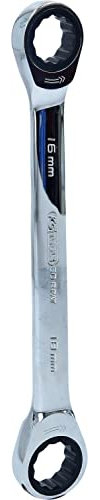 KS Tools KS 5034506 Tools 503.4506 GEARplus Doppel-Ratschenringschlüssel, 16x18mm