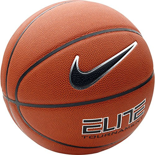 NIKE Basketball Elite Tournament 8 Panel, Amber/(Black-Platinum), 7, BB0401-801