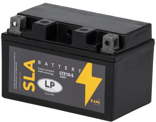 Landport MB YTZ10-S Motorcycle Battery DIN 50801, Schwarz (Preis inkl. EUR 7,50 Pfand)