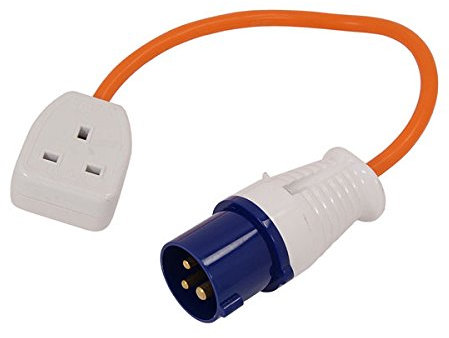 Neilsen CT2897-230V 16A Electrical Adaptor – Trailing Socket Lead with 16A Plug – Suitable for UK Power Sockets – Ideal for Powering Electrical Devices