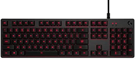 Logitech G413 Backlit Mechanical Gaming Keyboard with USB Passthrough – Carbon