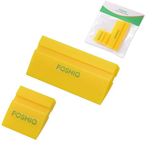 FOSHIO Mini Squeegee Window Film Tools,Rubber Squeegee Water Blade Decal Wrap Applicator Car Home Tint