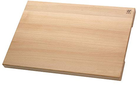 ZWILLING Tabla de cortar de madera de haya, 22 x 16 pulgadas, marrón