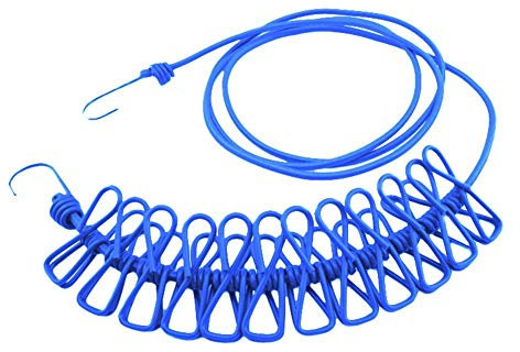 KAEHA SUN-014-02 Tragbare Wäscheleine, Blau