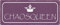 Blechschild 27x10cm gewölbt Chaosqueen Chaos Queen Sprüche Deko Geschenk Schild