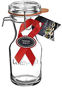 DOSEN-ZENTRALE Drahtbügelflasche Lock-Eat Einkochwelt 250ml