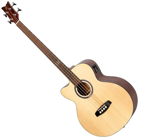 ORTEGA Basse acoustique 4 cordes Série Deep 5 Gaucher (D538-4-L)