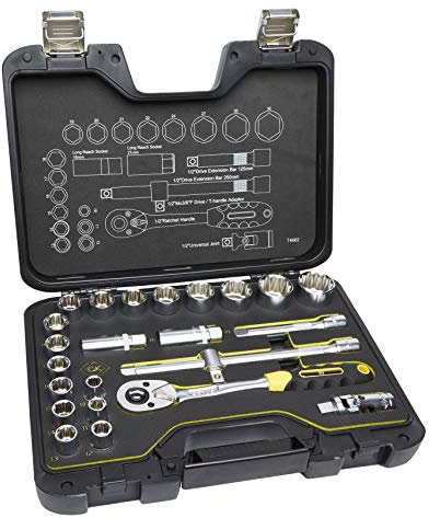 Socket Set, 1/2, 24 pcs