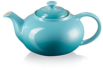 Le Creuset Stoneware Classic Teapot, 1.3 litres, Serves 3-4 Cups, Caribbean