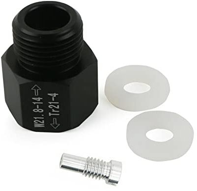 SPORTARC Zylinder Adapter, T21-4 auf W21.8-14 Adapter Konverter auf Zylinder für SodaStream