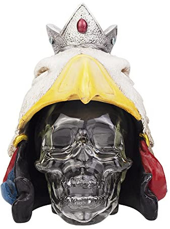 Carafes à décanter pour whisky, vodka, tête de mort avec casque d'aigle, 450 ml (aigle)