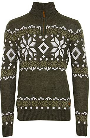 !Solid SDNorwin Herren Strickpullover Troyer Grobstrick Pullover
