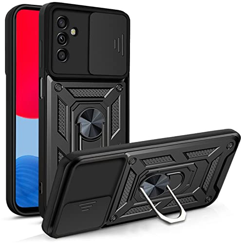 betterfon Handyhülle für Samsung Galaxy A13 5G / A04s | Stoßfest & Kratzfest | Mit Kameraschutz, Anti-Fingerabdruck & robustem Panzerschutz-Design | Schwarz