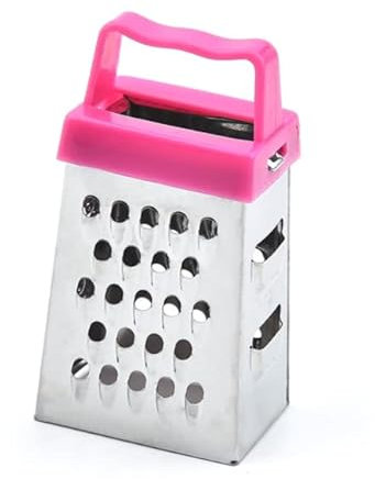 Mini-Reibe, Edelstahl, Käse, Ingwer, Gemüse, Gewürze, kleine Reibe für die Küche (Rose)
