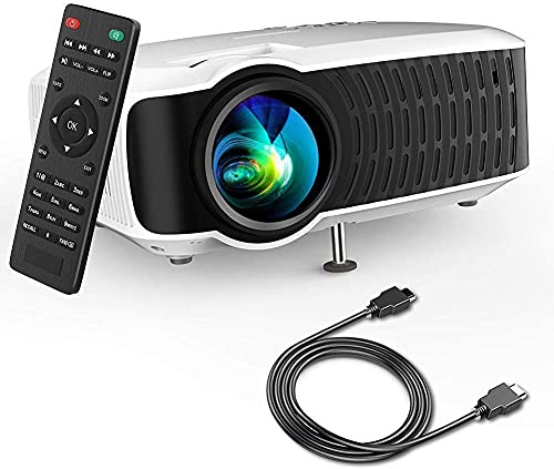 Mini videoproiettore, proiettore LCD WiFi Supporta 1080P 4500 S Multimedia Home Theater Video Supporta porta HDMI o VGA per collegare PC/Laptop/Android TV Box good
