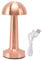 HERCHR Cute Table Lamps for Bedroom, Mushroom Table Lamp Battery Operated Cordless Table Lamp Night Light Rechargeable Bedside Lamp, 1800mah