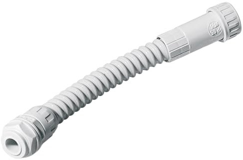 Accessori Per Tubo Rigido Passacavi, Raccordo, Manicotto, Giunto T, Clip Fissatubo, Made In Italy (1 pcs Raccordo Tubo Scatola Curva Flessibile IP65, D25mm)