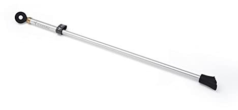 LekLai Fahrradständer, Verstellbarer Fahrradständer, Carbon-Passform for 26/700c Fahrradträger, Kick-Fahrradständer, MTB/Rennrad, Schnellspanner, Fahrradständer (Color : Silver Stainless)