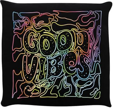 Grindstore Good Vibes Kissen, Schwarz