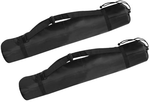M METERXITY 2 Pack Camp Chair Replacement Bag - Carry Bag, Storage Bag with Shoulder Strap, Apply to Small Folding Chair, Yoga Mat, Monopod (33 Inch, Black)