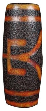 YHDONE Tibetischer Dzi-Achat-Halskette mit edlem Dzi-Anhänger für Damen und Herren, middle, Achat, Achat