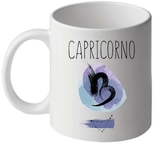 Tazza Capricorno segni zodiacali Mug 320ML bellisma idea regalo