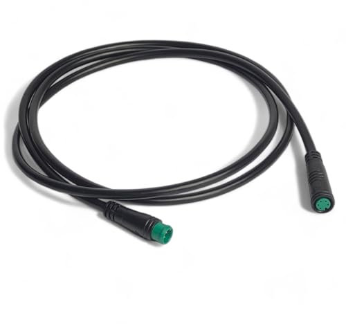 5 Pin Julet Adapter Male To Femal Cable Bafang Mid Ebike Cable Green Connector Electric Bike Display