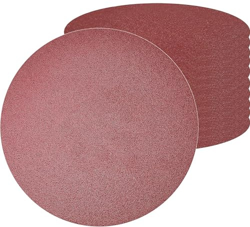 20 PCS 7 Inch 80 Grit Sanding Discs Sandpaper -7 Hook-and-Loop Aluminum Oxide Sander Paper Grinding Polishing for Drywall Random Orbit Sander