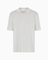 Armani Exchange Allover Logo tee Camiseta, Blanco Apagado/Ceniza, XL Hombres