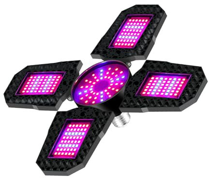 Kavolet 120 W LED Pflanzenlampe, Grow Light, Pflanzenlicht für Zimmerpflanzen, Pflanzen Licht High Power Faltbare Anlage Wachsen Licht Innen Wachsen Sukkulenten Topf Sämling Lichter