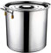 Olla de inducción Grande y Profunda de Acero Inoxidable para cocinar en cazuela (35 x 35 cm)