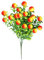lulalula Künstlicher roter Fruchtstrauß, künstliche Obstzweige, Weihnachten, Stechpalmenbeeren, grüne Sträucher, Sträucher, Blumen, Pflanzen, Blumensträuße für drinnen und draußen, Heimdekorationen