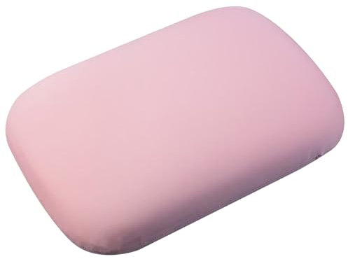 Nickerchenkissen 15x10x4 Zoll kleines Kissen weiches Kissen aus Memory-Schaum, tragbares kühlendes Reisekissen aus Seide, abnehmbares und waschbares Campingkissen fürs Büro, Auto, Reisen, Schlafen, St