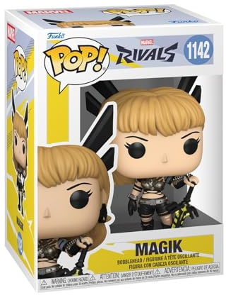 Funko POP! Games: Marvel Rivals - Magik | Offizielles Superheroes Merch - Vinyl Sammelfigur als Regal Deko - Geschenkidee zum Geburtstag für Fans und Sammler