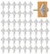 Juego de 50 tacos para yeso con 50 tornillos, tacos para paneles de yeso y tacos de expansión, para placas de yeso