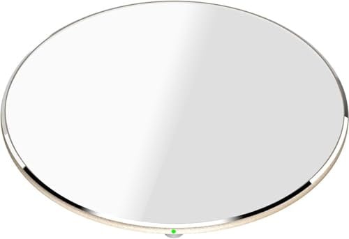 Wireless Charger 10W Qi-Certified Fast Wireless Charging Pad Magnetic Charger Sleek Ultra-Slim Design Compatible with Phone XS Max/XR/XS/X/8/Galaxy S10/S9/S9+/S8/Note 9