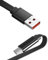 Vidacharmy Cable Plano USB-A/USB-C [2 m, 3,0-5 Gbps], Cable de Carga Rápida de 3 A-60 W Para Samsung y Xiaomi, Negro